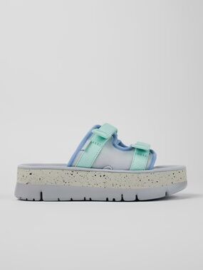 Camper Oruga Up Multicolored Platform Slide Sandal